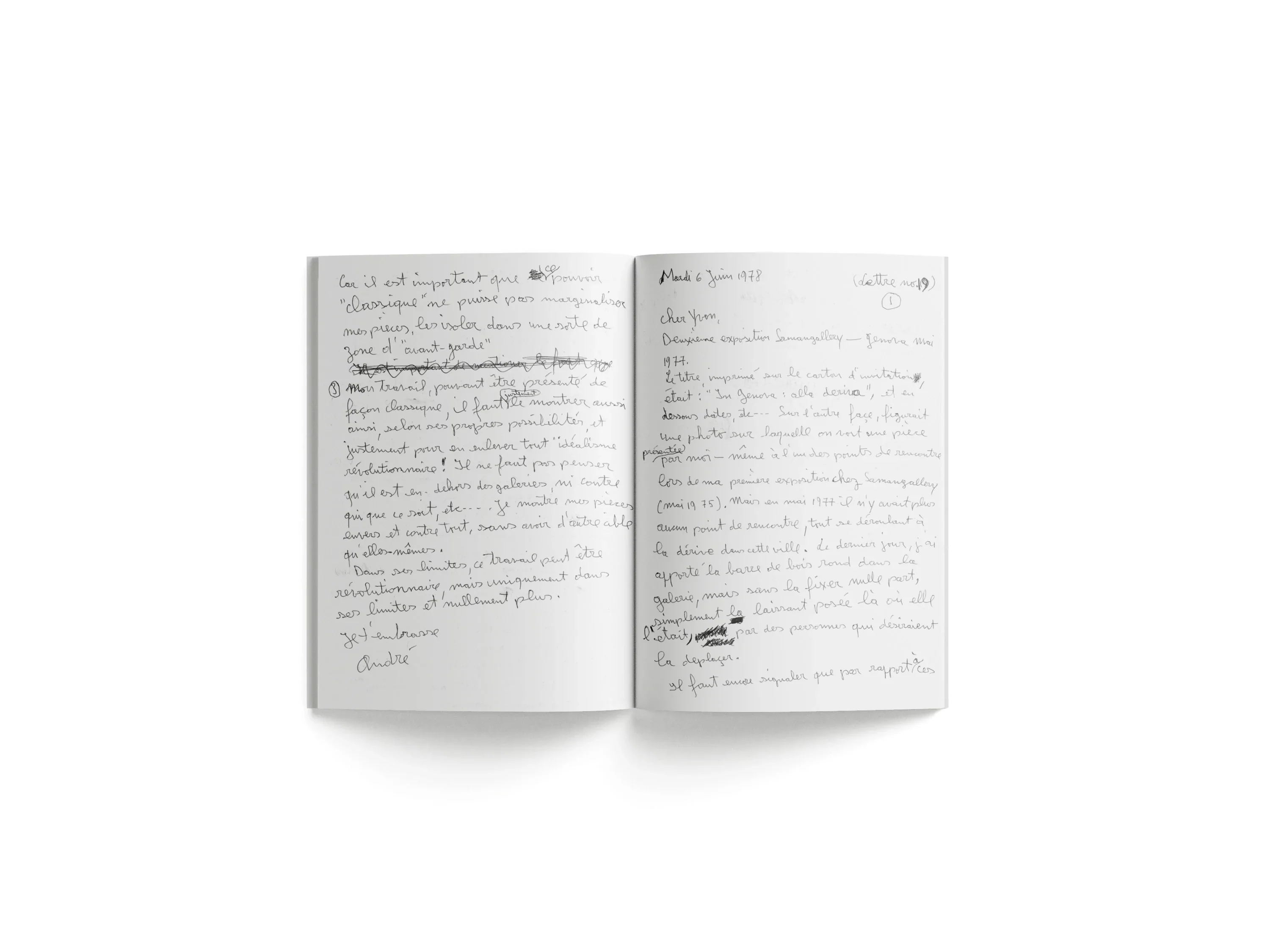 André Cadere - Lettres sur un travail - Image 10