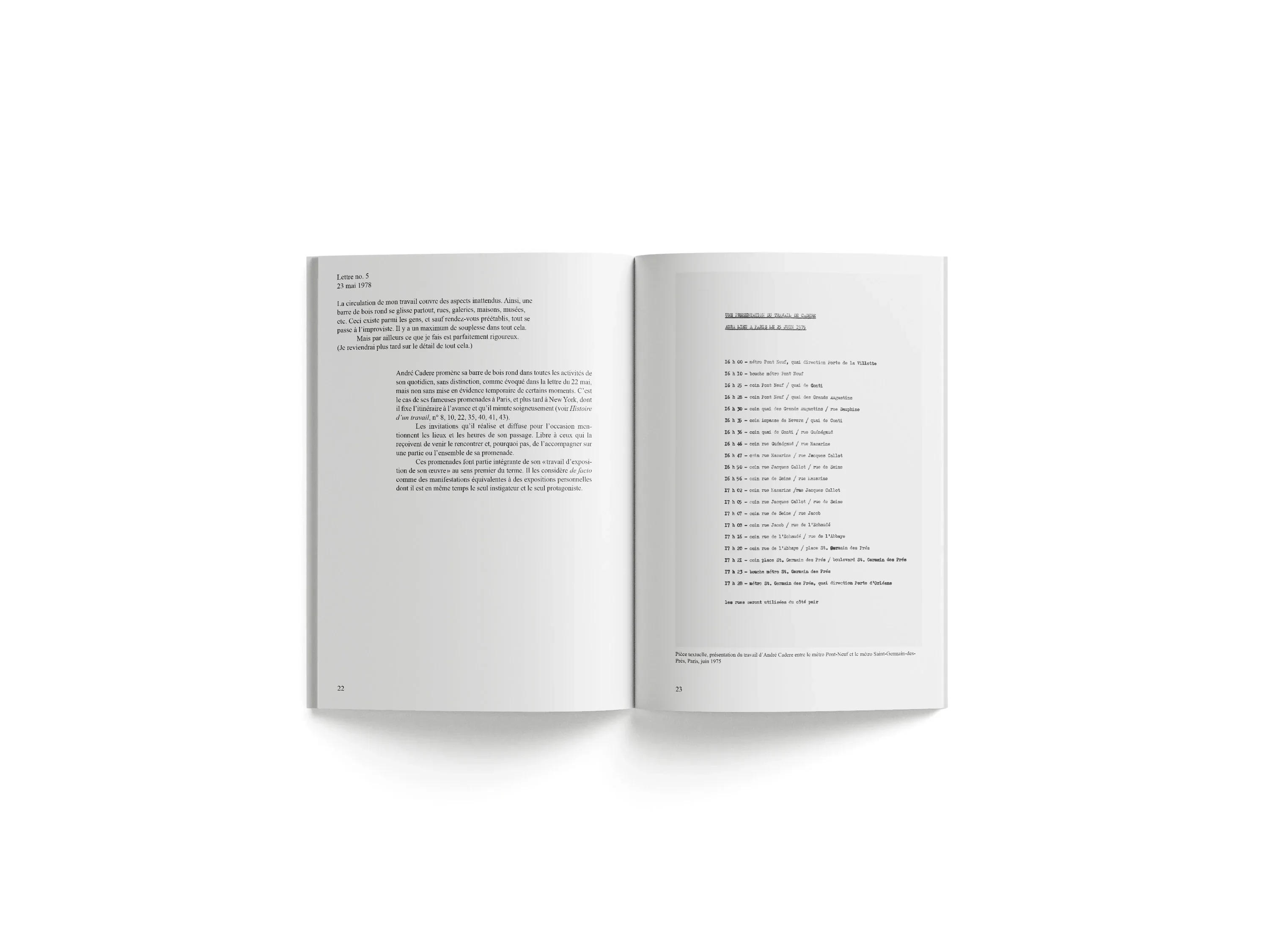 André Cadere - Lettres sur un travail - Image 3