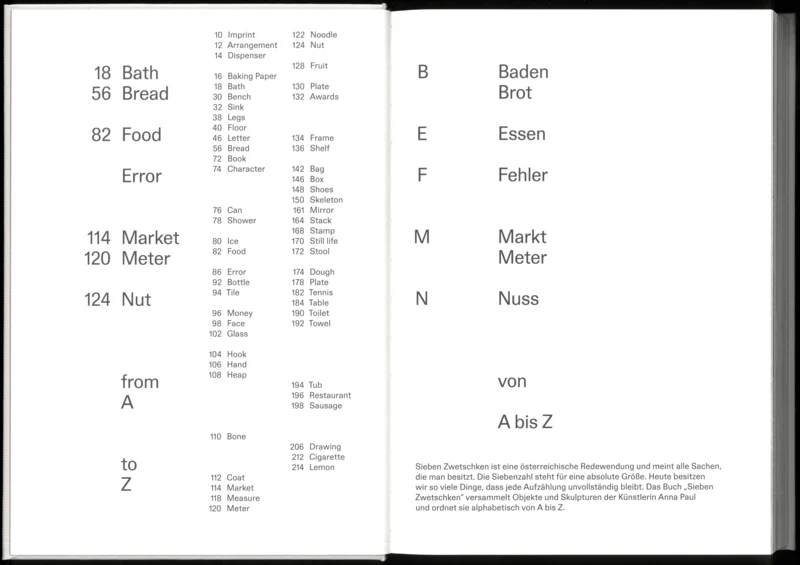 Anna Paul - Seven Things Unvollständiges Nachschlagewerk / Incomplete Compendium - Image 3