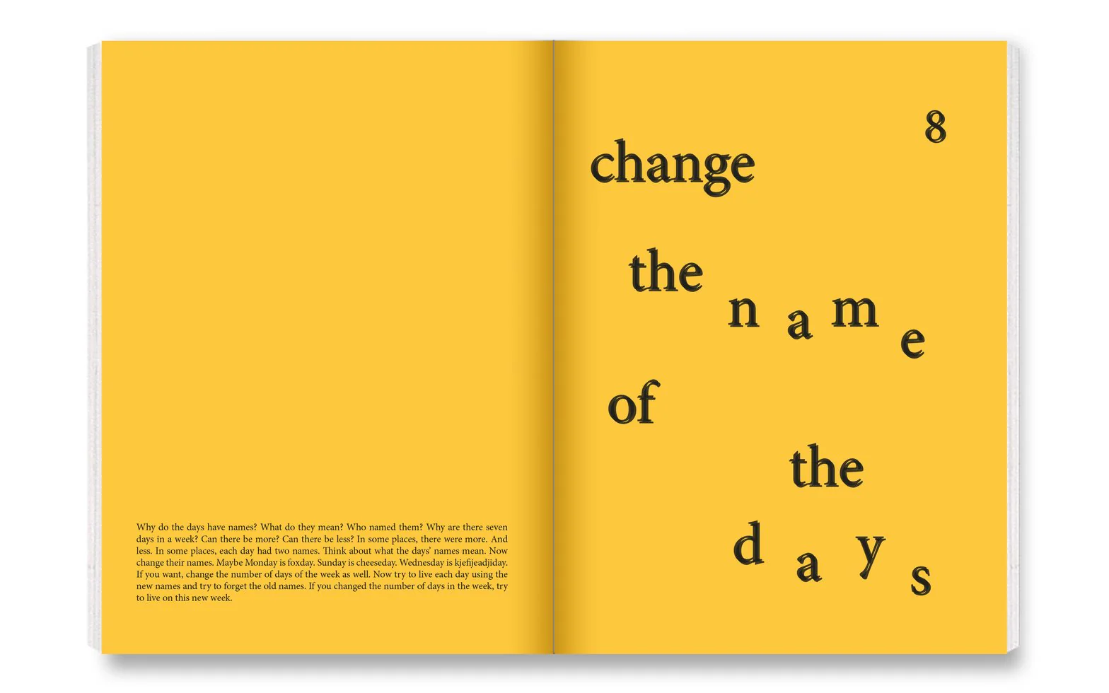 David Horvitz - Change the name of the days - Image 6