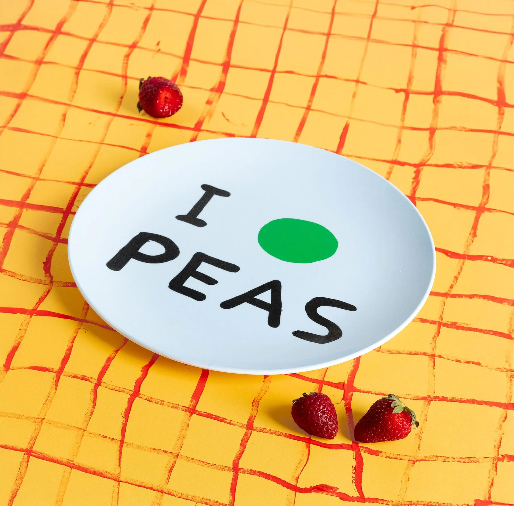 David Shrigley - I PEAS plate - Image 3