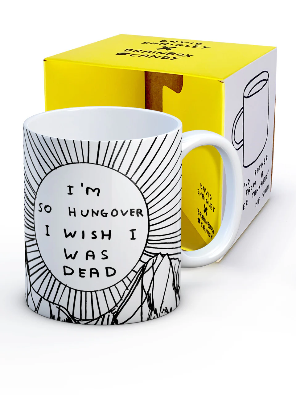 David Shrigley - "I'm So Hungover" Mug - Image 3