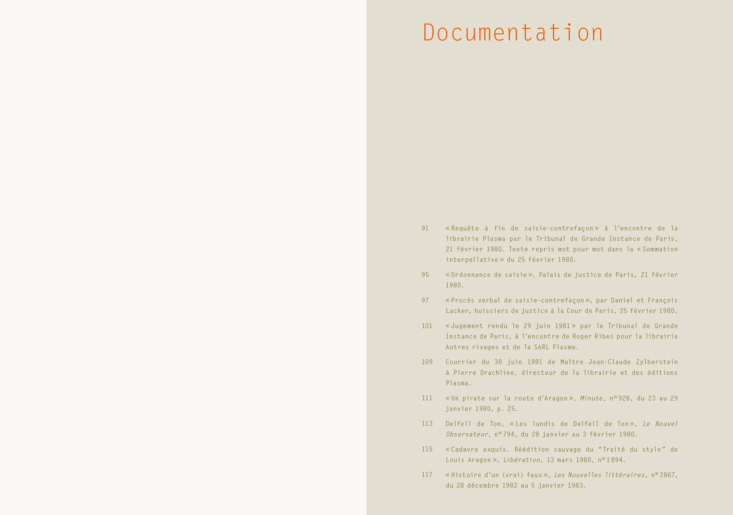 Gérard Berréby - Documents relatifs à l'édition pirate du Traité du style de Louis Aragon par Gérard Berréby - Image 13