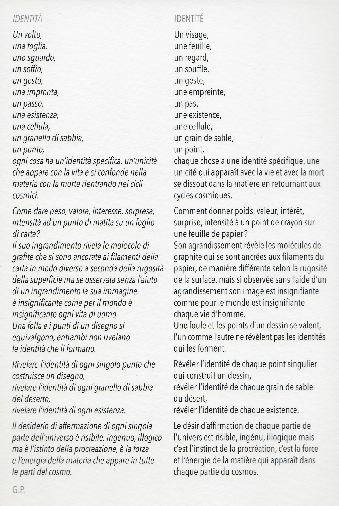Giuseppe Penone - Identità - Image 8