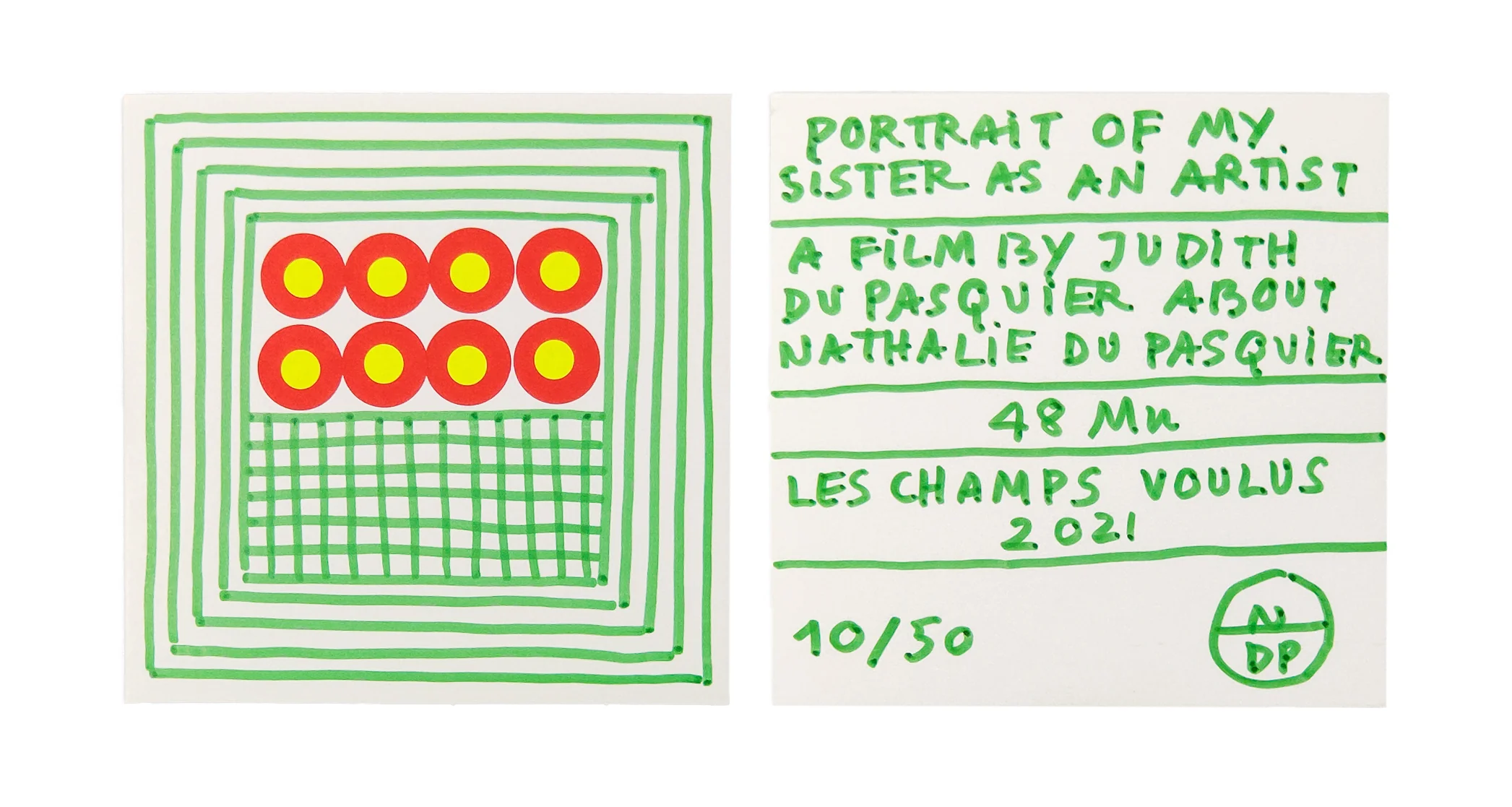Judith Du Pasquier - Portrait of my sister as an artist (DVD) - Image 10