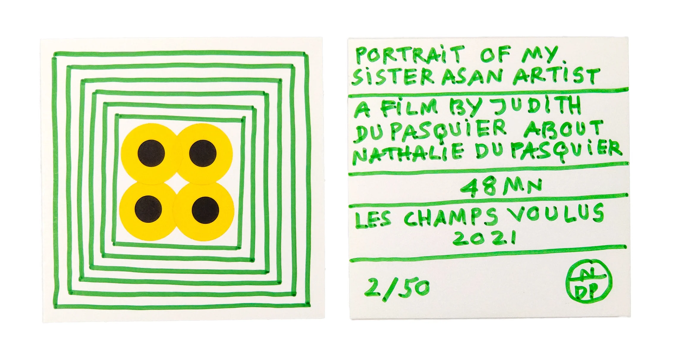 Judith Du Pasquier - Portrait of my sister as an artist (DVD) - Image 2