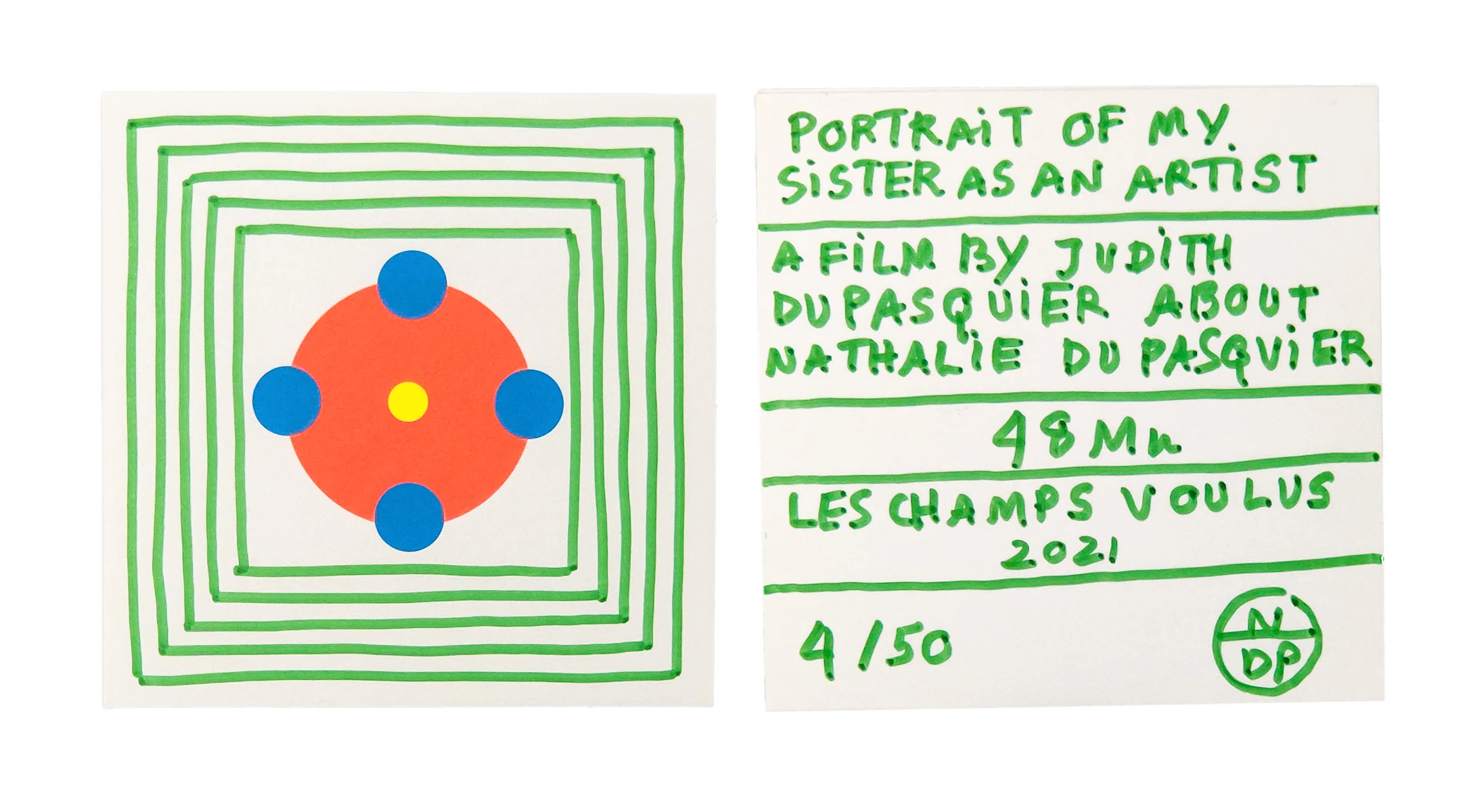 Judith Du Pasquier - Portrait of my sister as an artist (DVD) - Image 4