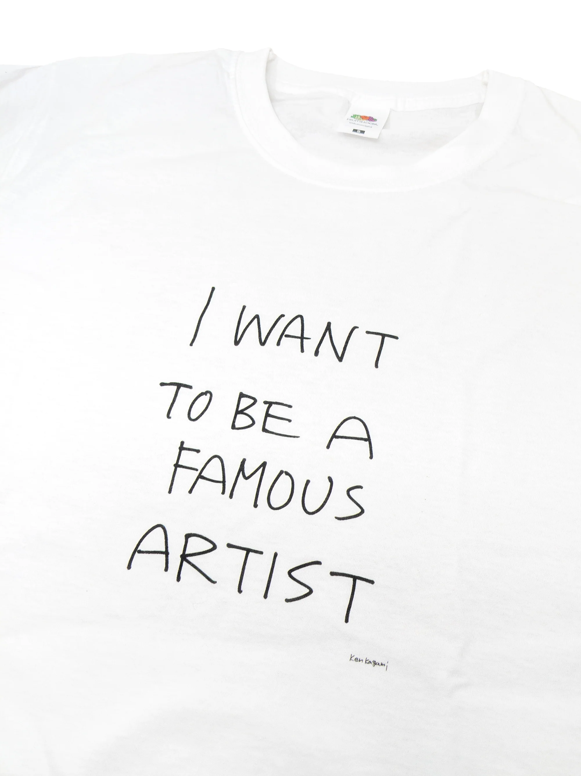Ken Kagami - "I WANT TO BE A FAMOUS ARTIST" T-shirt - Image 2