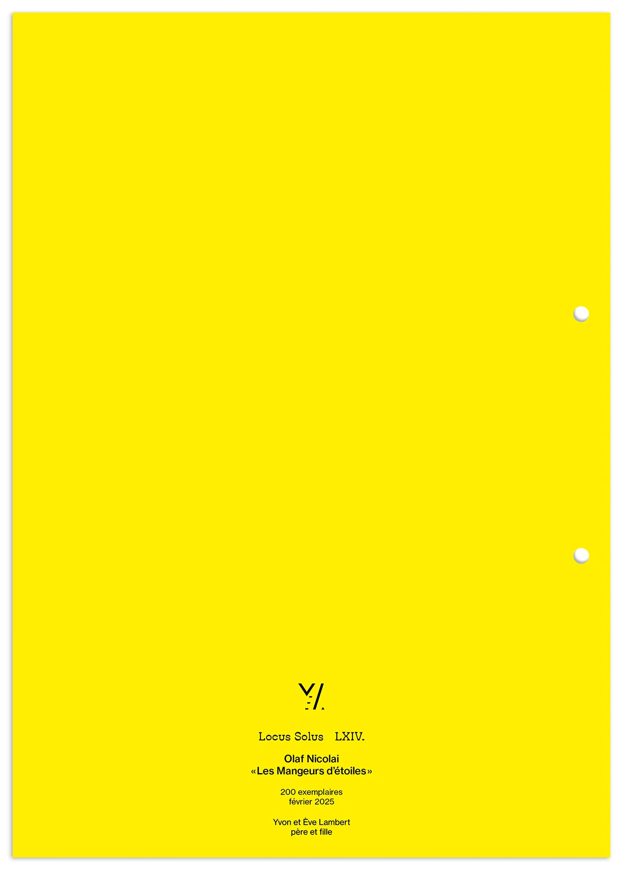 Locus Solus LXIV. - Olaf Nicolai - Image 2