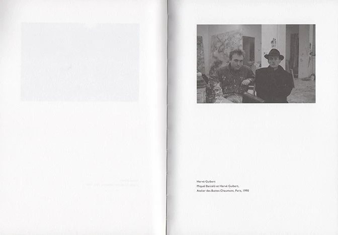 Miquel Barceló, Hervé Guibert - Entretien - Image 3