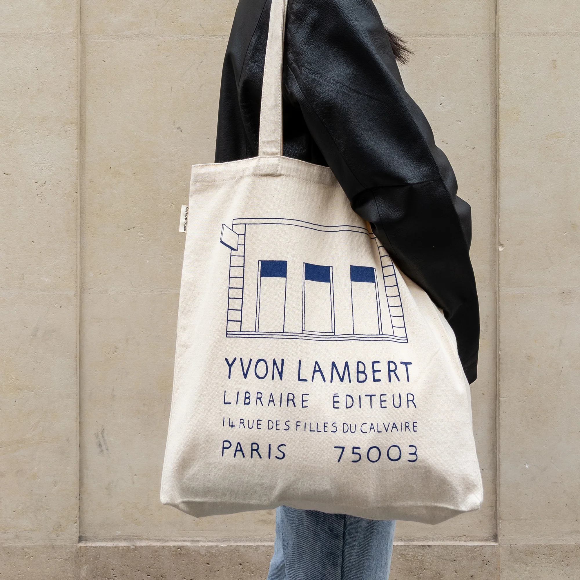 Nigel Peake / Yvon Lambert Tote Bag (Façade) - Image 2