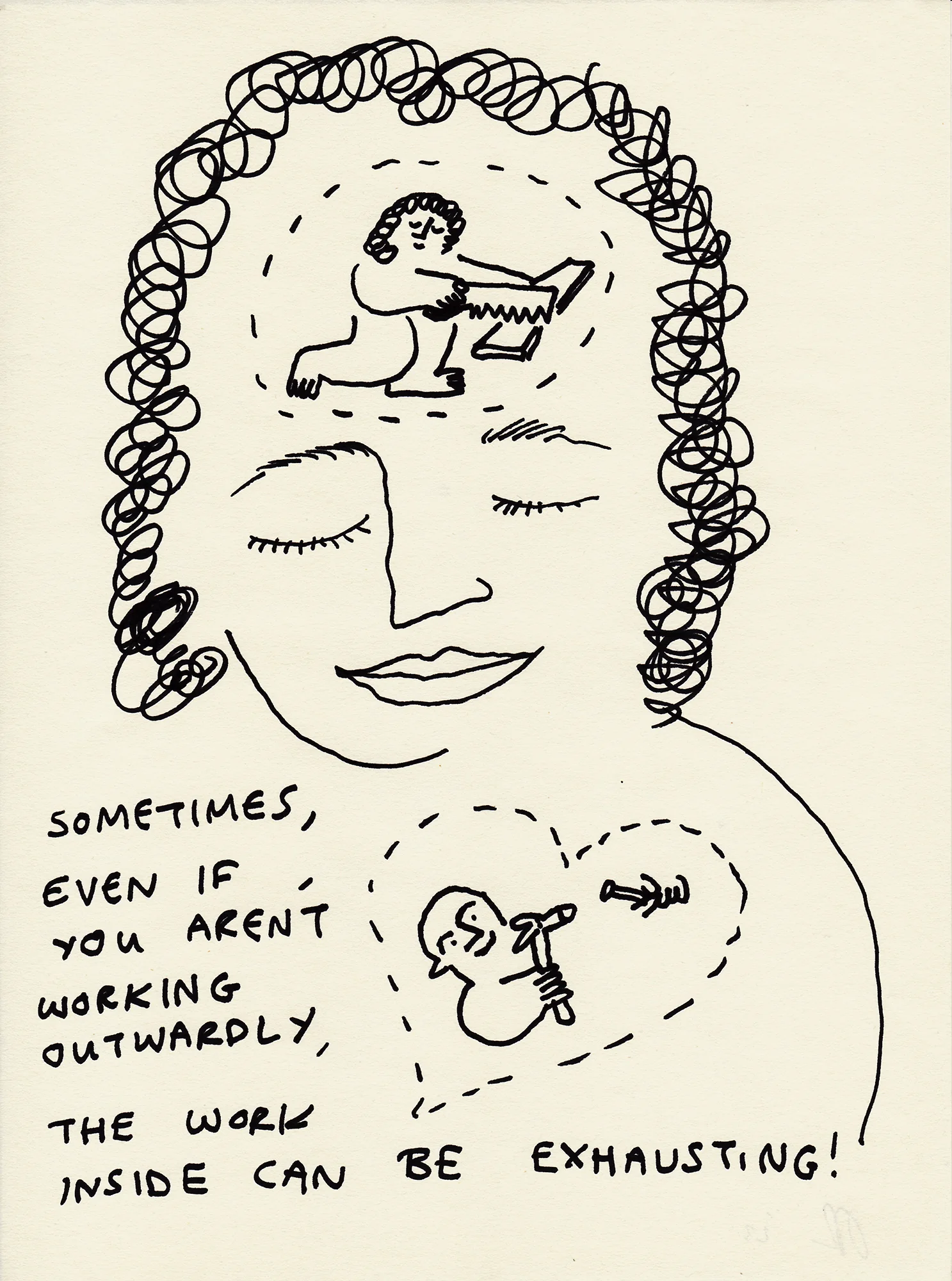 Orfeo Tagiuri - Little Passing Thoughts, 2023 (Drawings) - Image 11