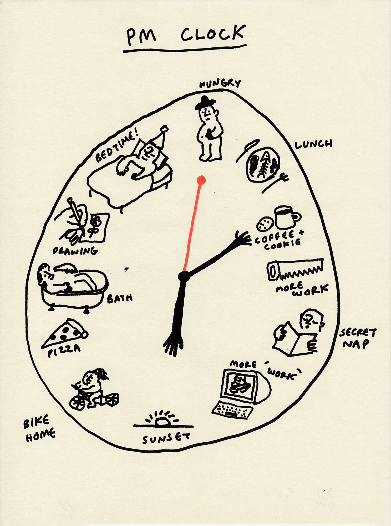 Orfeo Tagiuri - Little Passing Thoughts, 2023 (Drawings) - Image 17