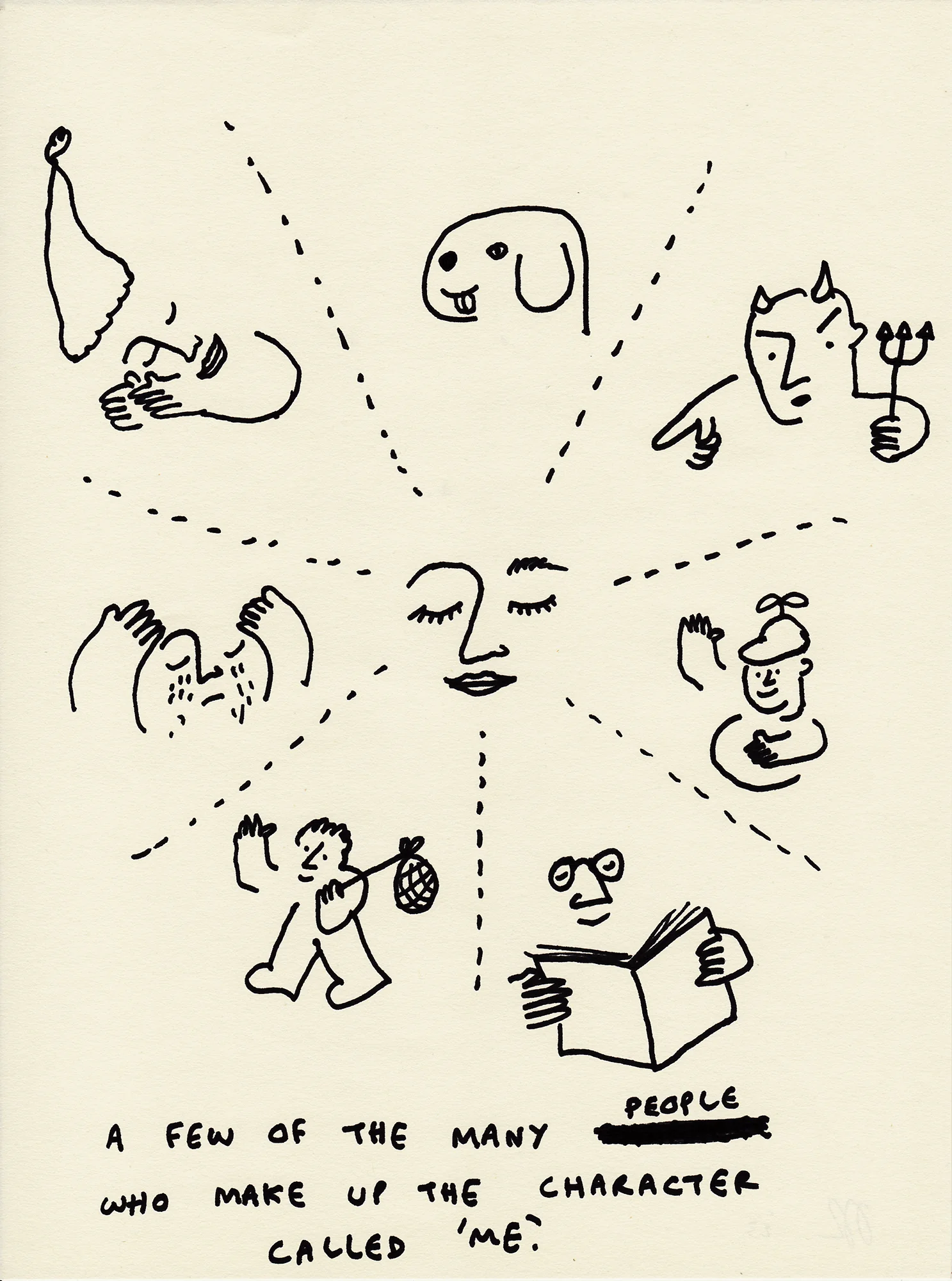 Orfeo Tagiuri - Little Passing Thoughts, 2023 (Drawings) - Image 25