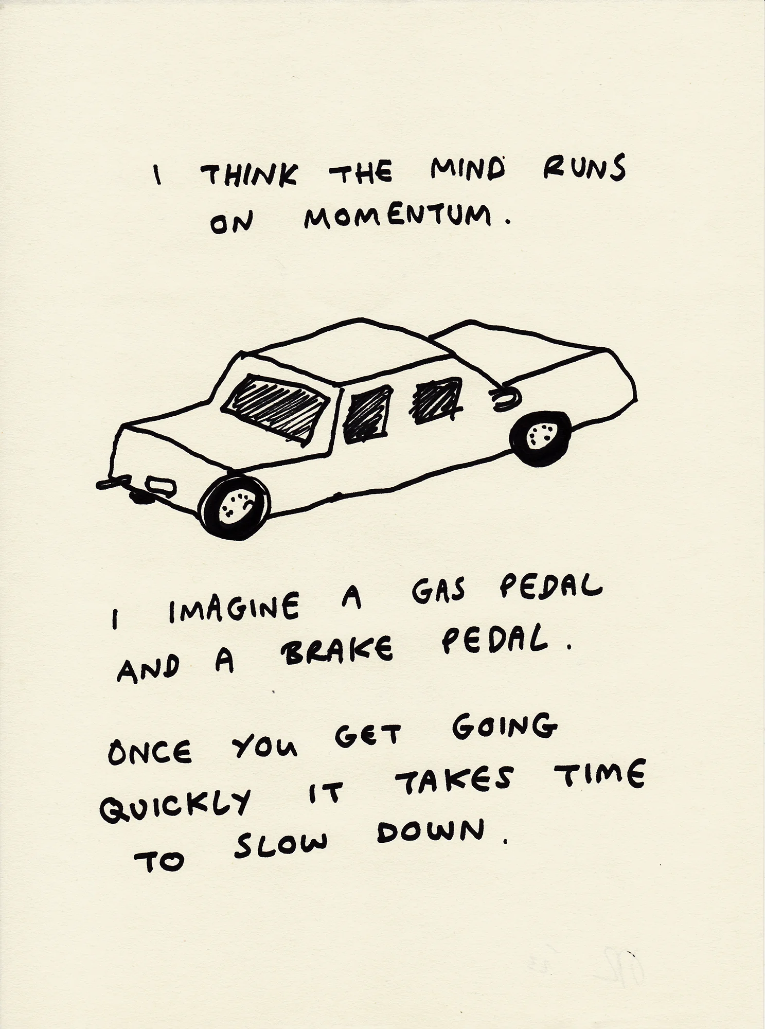 Orfeo Tagiuri - Little Passing Thoughts, 2023 (Drawings) - Image 8