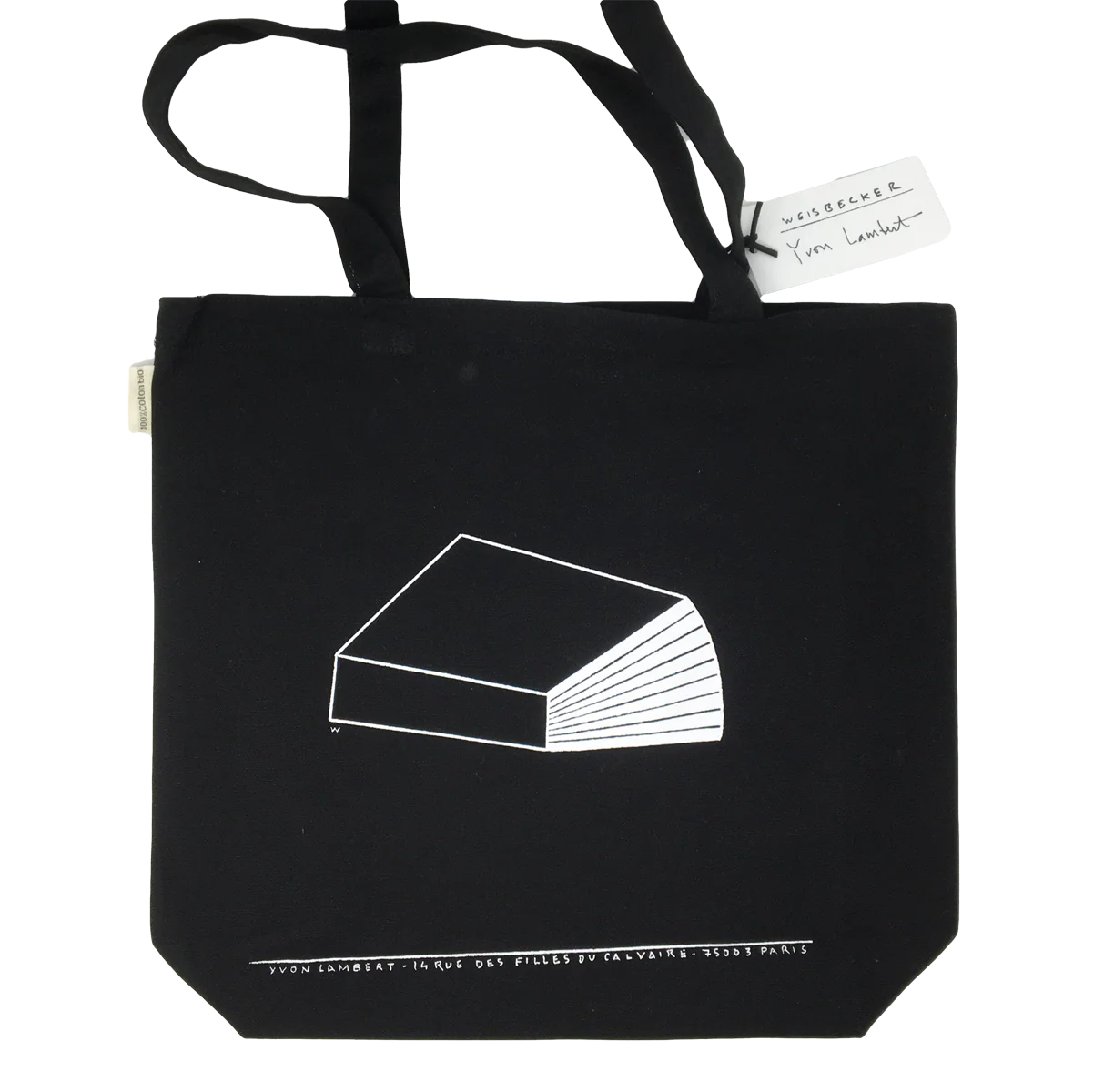 Philippe Weisbecker / Yvon Lambert Tote Bag - Black