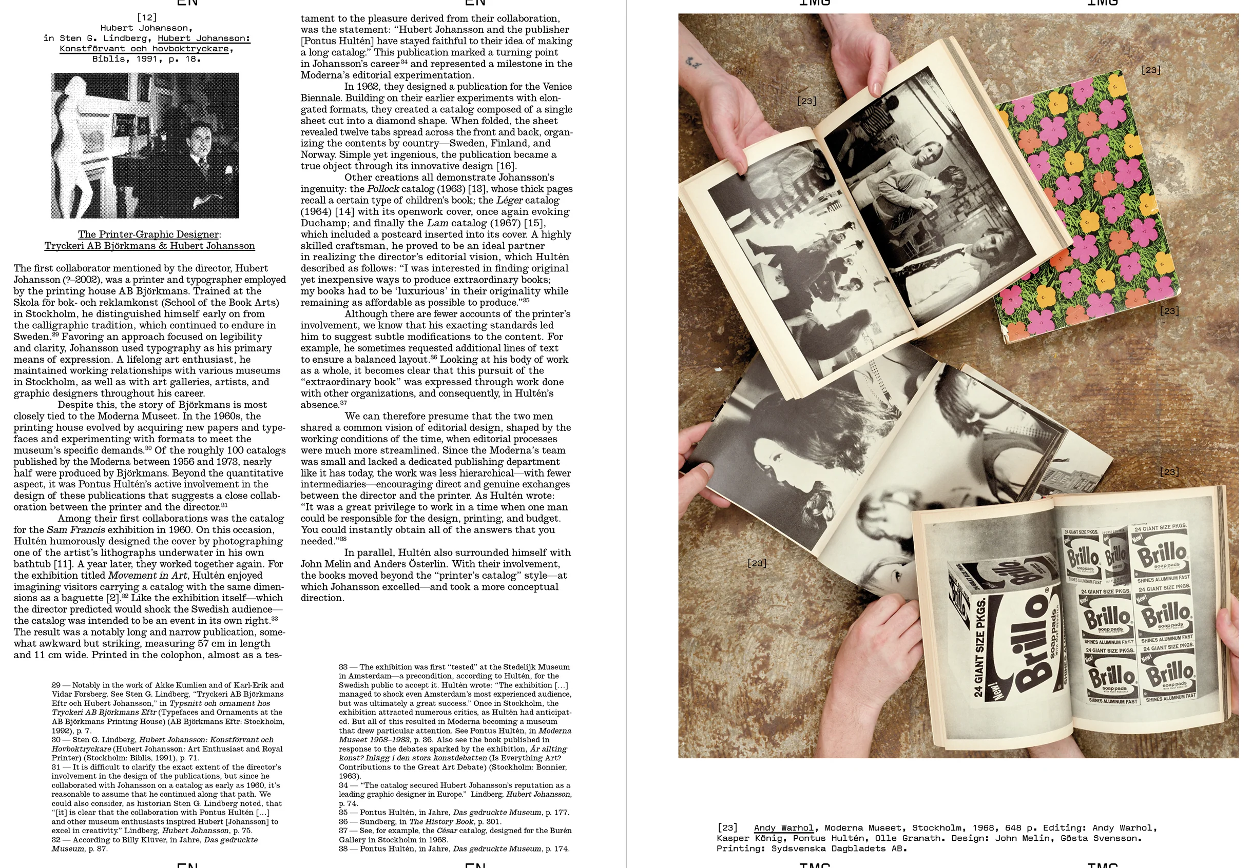 Revue Faire - N°54 "The Director, the Graphic Designer, and the Printer: Pontus Hultén and the Making of the Catalog, 1960-1973" - Image 3