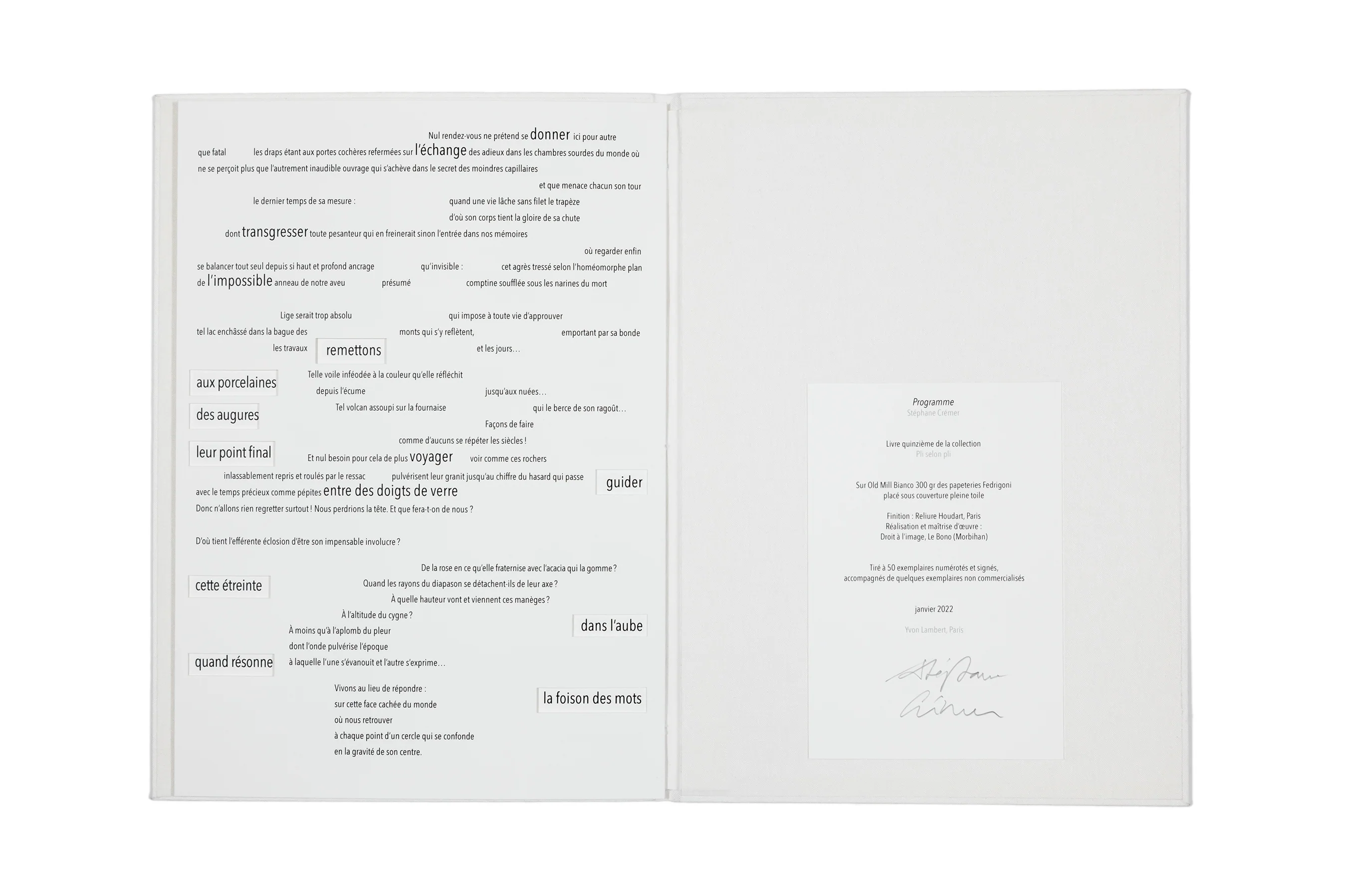 Stéphane Crémer - Programme - Image 5