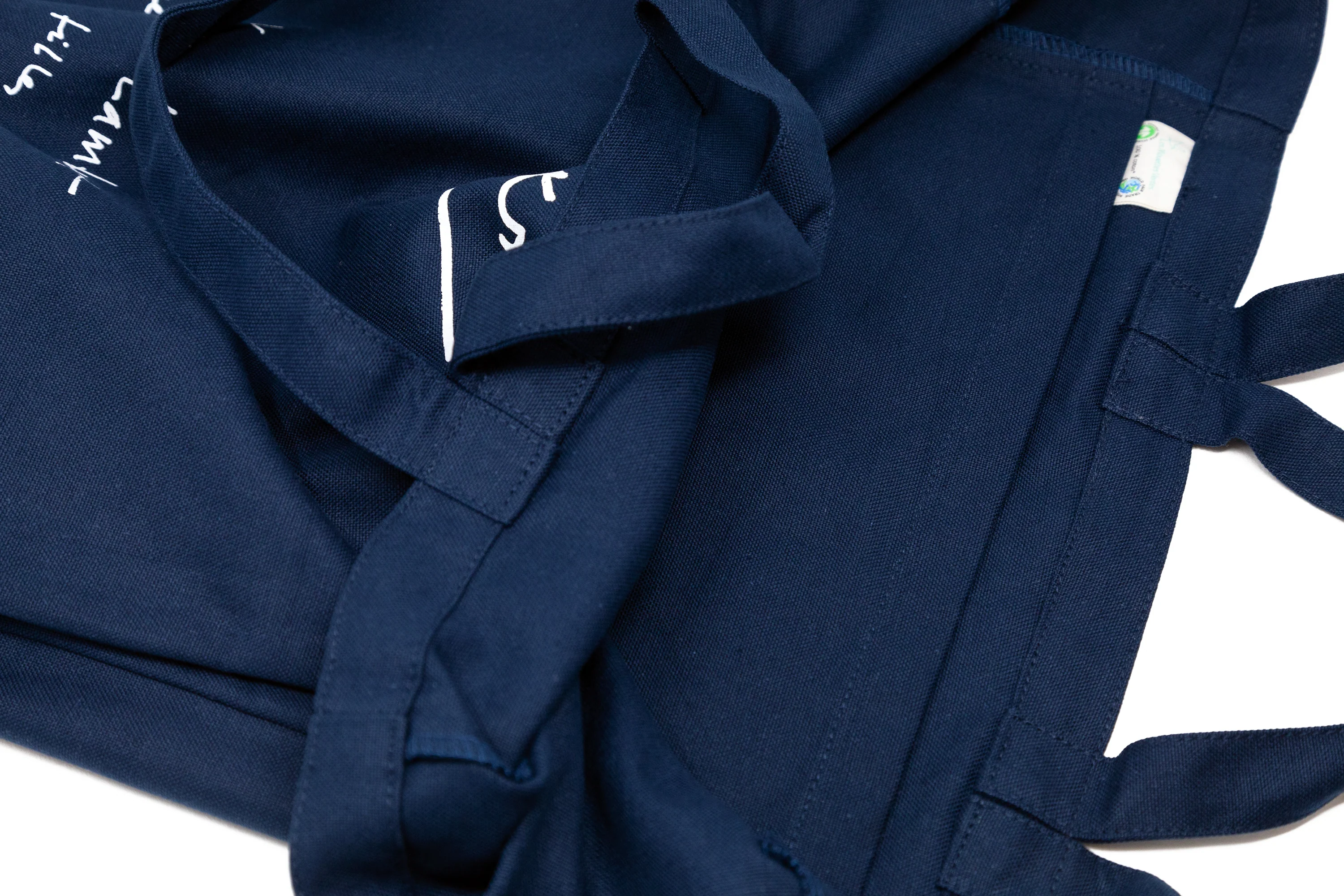Yvon Lambert Large Tote Bag Navy Blue - Image 2
