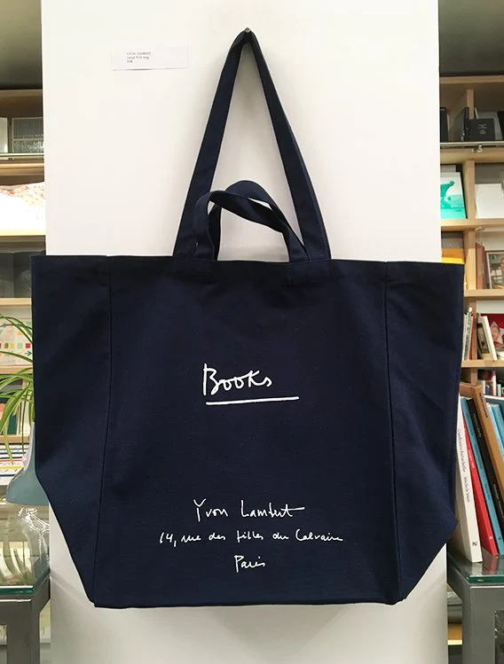 Yvon Lambert Large Tote Bag Navy Blue - Image 3